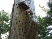 48 foot climbing tower at Camp Duncan