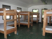 The bunks in the cabin are very nice