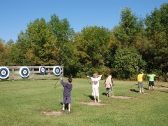 Archery range at YMCA Camp Duncan