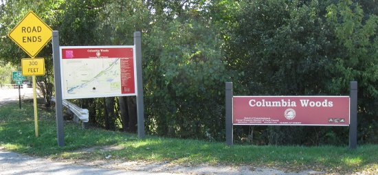 Columbia Woods Entrance